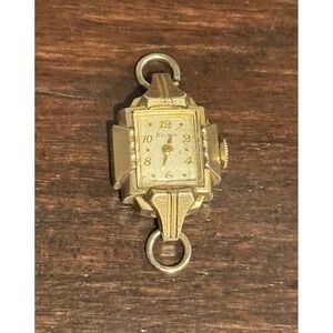 Vintage Bulova 10K Rolled Gold Plate Watch Face Head Only |‎ Repair Parts